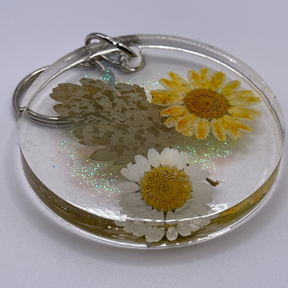 Round Resin Keychain
